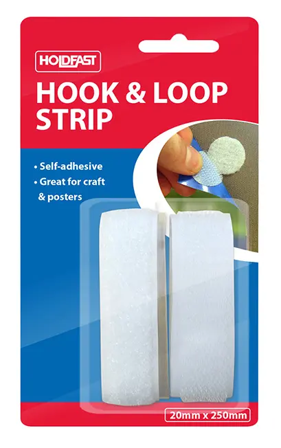 Holdfast Self Adhesive Hook Strip, Stationery