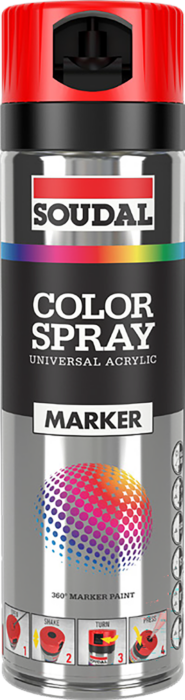 155570-Color Spray Marker Paint - Red
