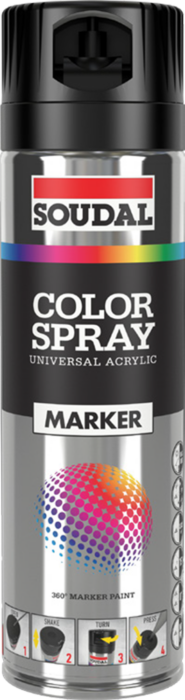 157390-Color Spray Marker Paint - Black
