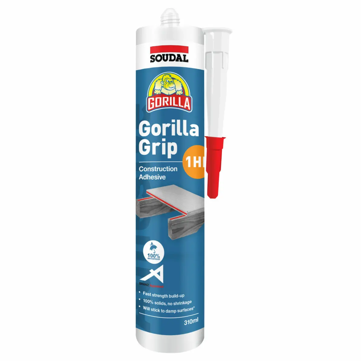 Gorilla Grip 1 Hour Cure Construction Adhesive Kopine Specified