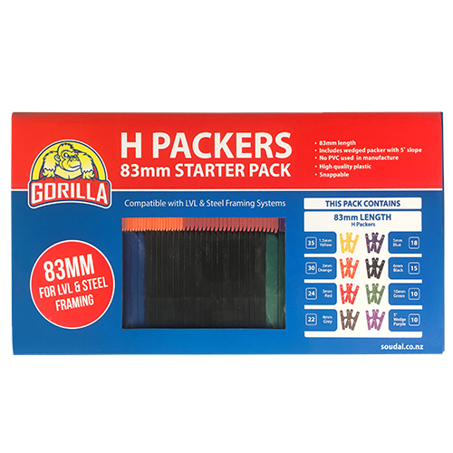Gorilla H Packer 83mm Starter Pack