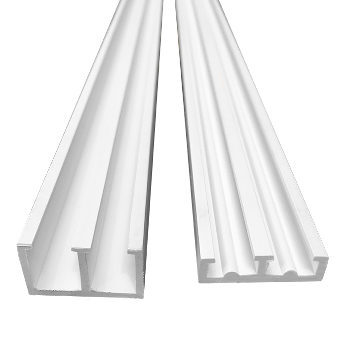 SLIMLINE PVC GLASSTRACK 5 PAIRS