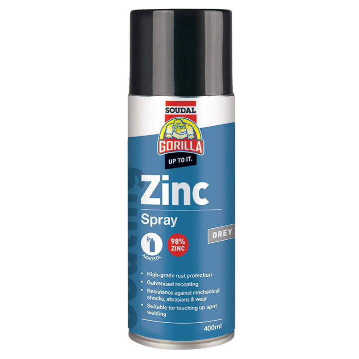 Gorilla Zinc Spray | Primers & Activators | Soudal NZ