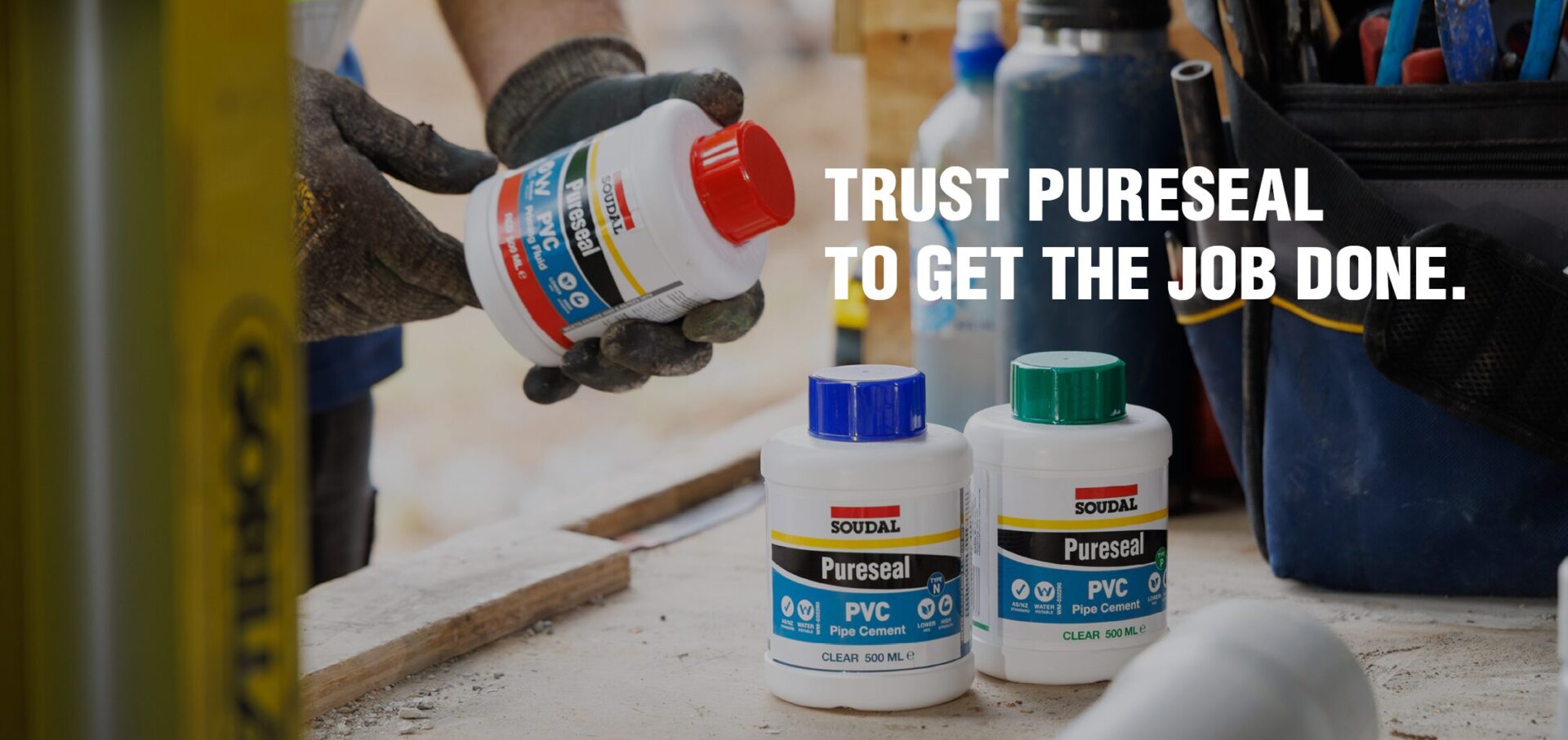 Soudal Pureseal PVC Pipe Cement Range