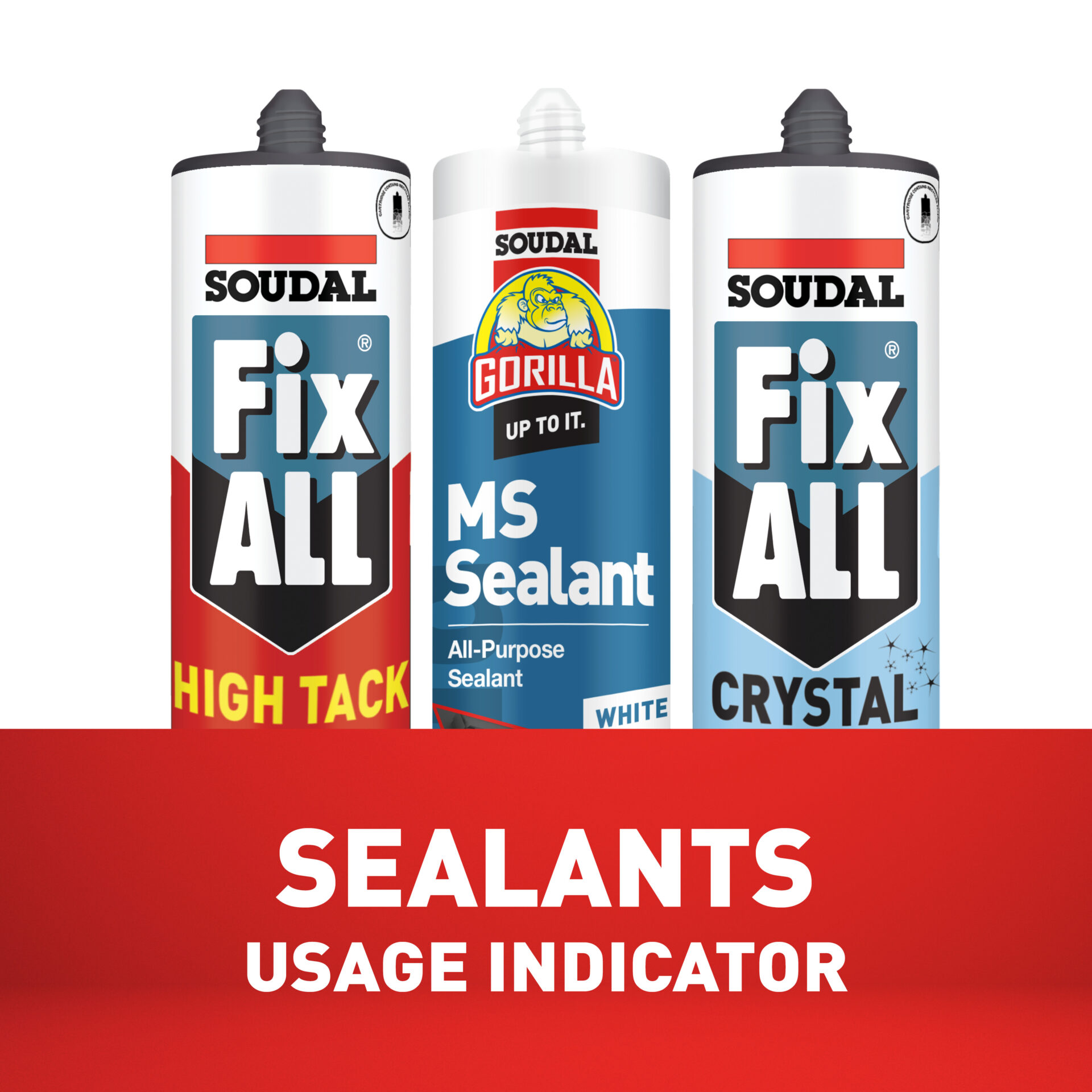 Soudal Gorilla MS Sealants & Adhesives